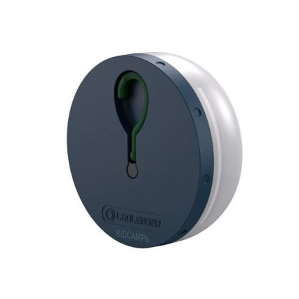 Ledlenser KIDCAMP6 DINO - Lámpara portátil LED regulable, 3x AAA, IP44, verde
