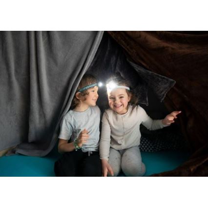 Ledlenser KIDLED4R RAINBOW - linterna frontal infantil recargable LED regulable / 280 mAh IPX4 40 lm 18 h violeta