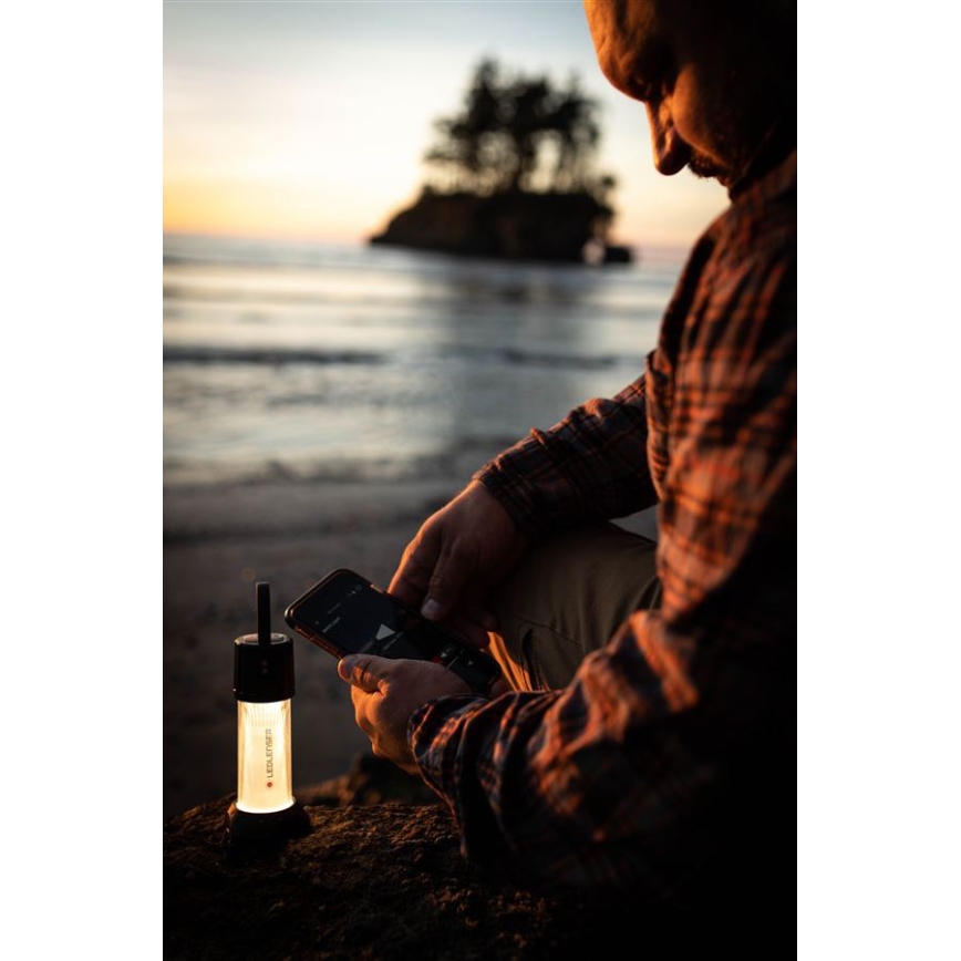 Ledlenser ML6 CONNECT WARM LIGHT - linterna LED recargable y regulable / 3000 mAh, IP66, 750 lm + control remoto
