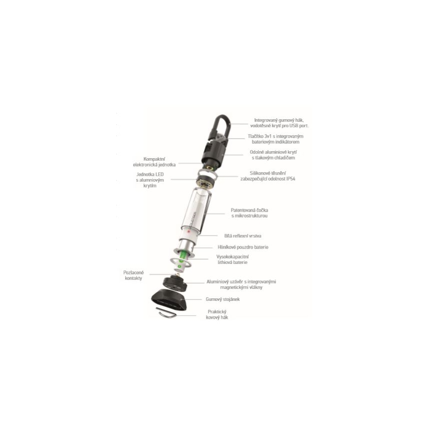 Ledlenser ML6 - linterna recargable LED regulable/3200 mAh IP54 750 lm