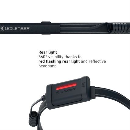 Ledlenser NEO3 - Linterna frontal LED regulable LED/3xAAA IP54 400 lm 20 h azul