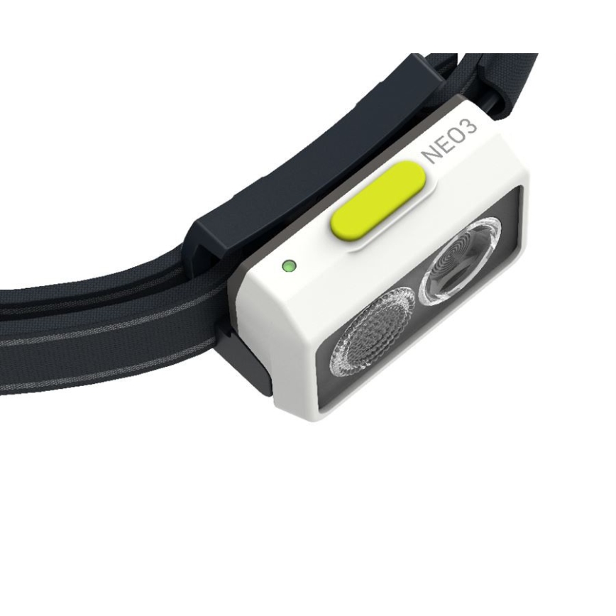 Ledlenser NEO3 - linterna frontal LED regulable LED/3xAAA IP54 400 lm 20 h negro/blanco