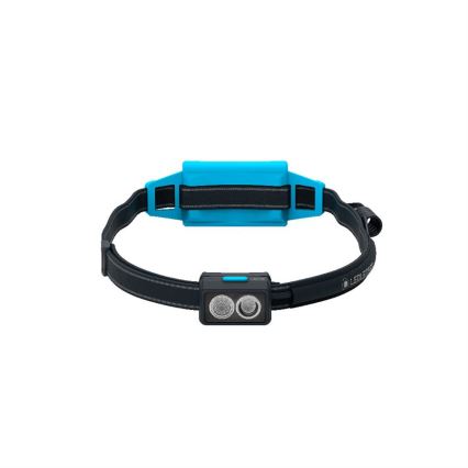 Ledlenser NEO5R - linterna frontal recargable LED regulable / 1800 mAh IP54 600 lm 35 h azul