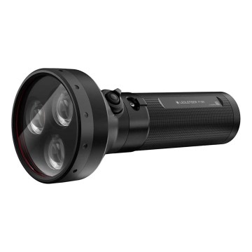 Ledlenser P18R - Linterna recargable LED regulable de alto rendimiento, 3000 mAh, IP68, 6500 lm, 45 h, negra