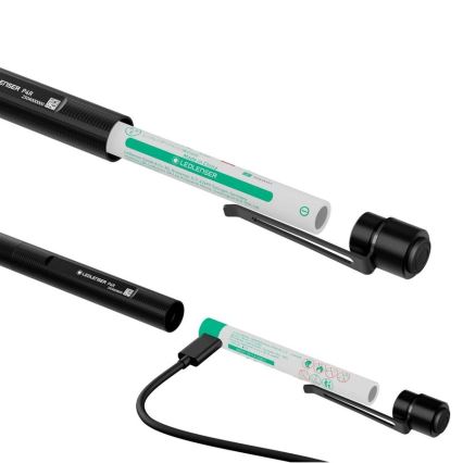 Ledlenser P4R - Linterna recargable LED regulable LED/1xAAA/700 mAh IP54 300 lm 13 h negra