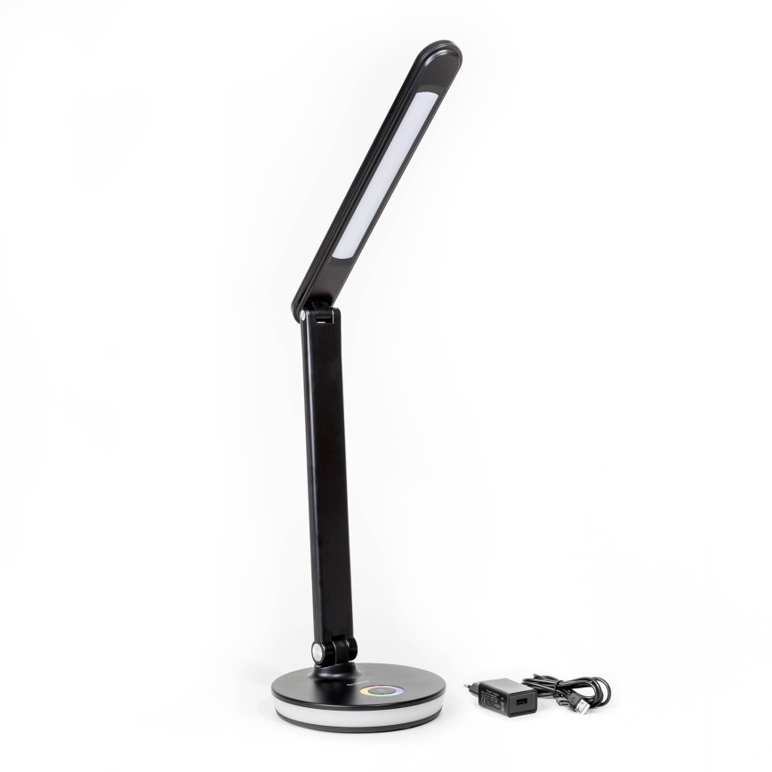 LEDRGBW Lámpara de mesa regulable con función de power bank LED/12W/5V 2800-6000K negro