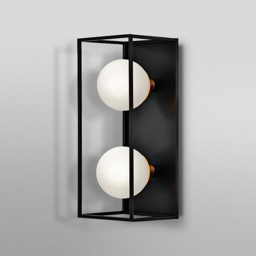 Ledvance - Aplique de pared exterior DECOR SQUARE 2xG9/28W/230V IP44