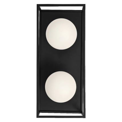 Ledvance - Aplique de pared exterior DECOR SQUARE 2xG9/28W/230V IP44
