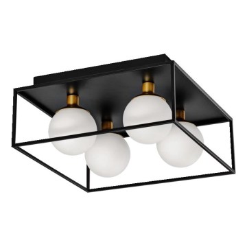 Ledvance - Aplique de pared exterior DECOR SQUARE 4xG9/28W/230V IP44