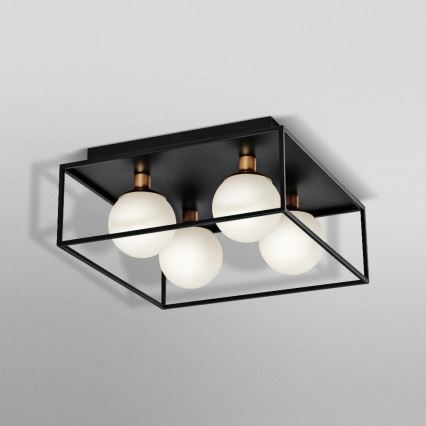 Ledvance - Aplique de pared exterior DECOR SQUARE 4xG9/28W/230V IP44