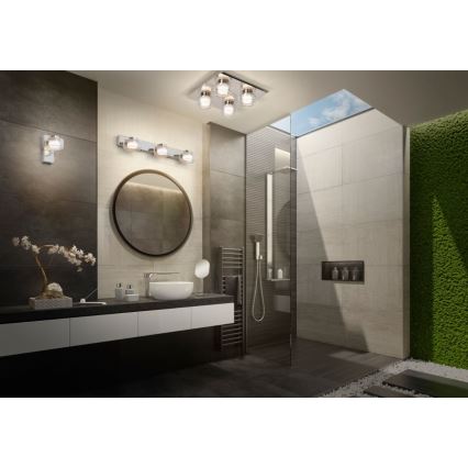 Ledvance - Aplique LED de baño ORBIS FLAME 3xLED/5,5W/230V IP44 cromo