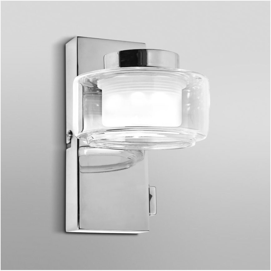 Ledvance - Aplique LED de baño ORBIS FLAME LED/5,5W/230V 3000/4000K IP44 cromo