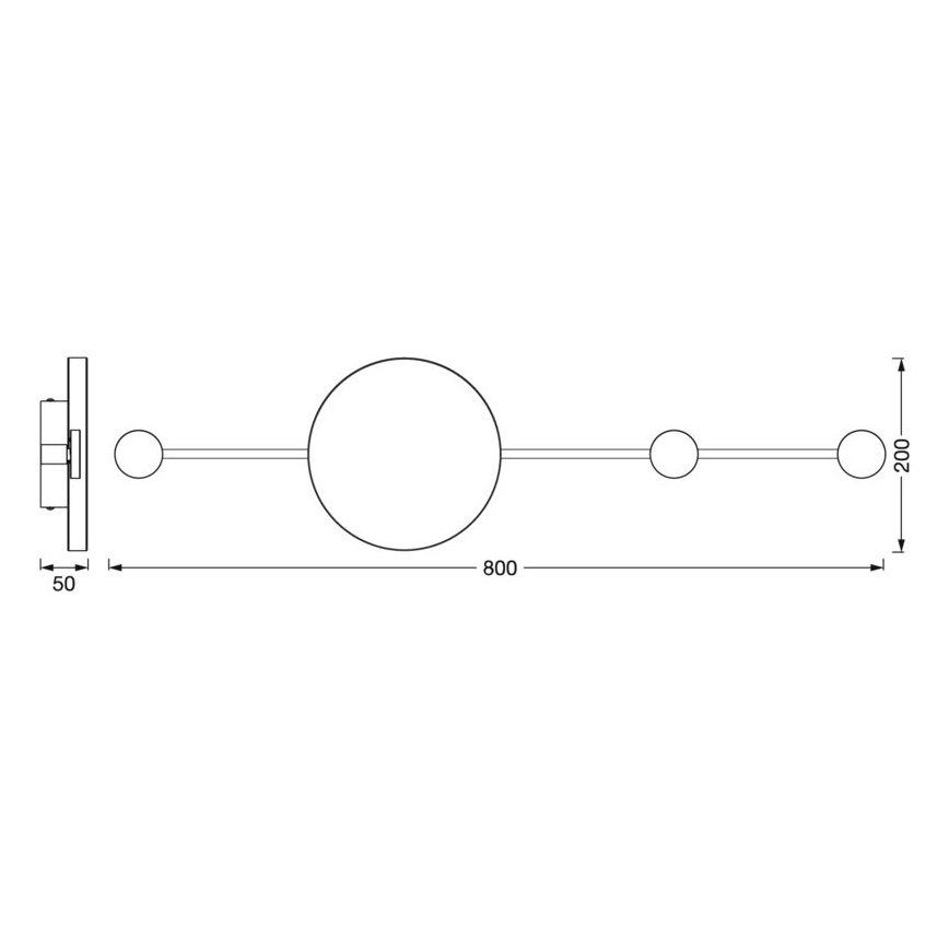 Ledvance - Aplique LED DECOR WOOD LED/6W/230V