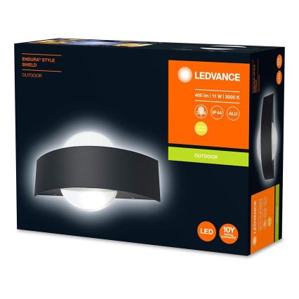 Ledvance - Aplique para exterior LED SHIELD LED/11W/230V IP44