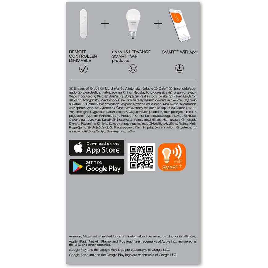 Ledvance - Control remoto SMART+ 2xAAA Wi-Fi