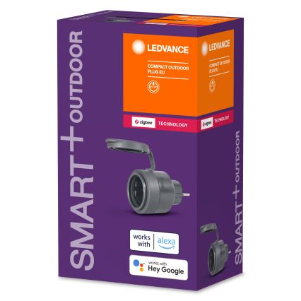 Ledvance - Enchufe inteligente para exterior SMART+ PLUG 3680W IP44 SCHUKO