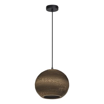 Ledvance - Lámpara colgante DECOR CARDBOARD 1xE27/15W/230V diá. 26 cm