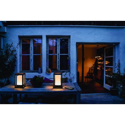 Ledvance - Lámpara de exterior regulable LED RGBW con power bank LED/5W/230V Wi-Fi