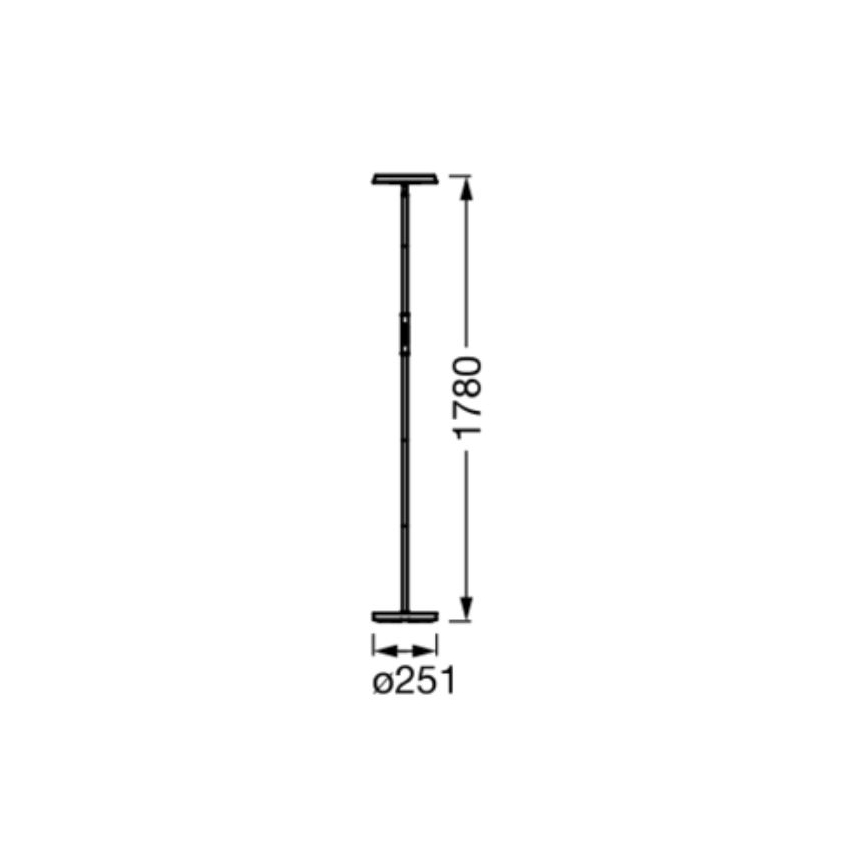 Ledvance - Lámpara de pie LED RGBW regulable SMART+ FLOOR LED/24W/230V 2700-5000K Wi-Fi