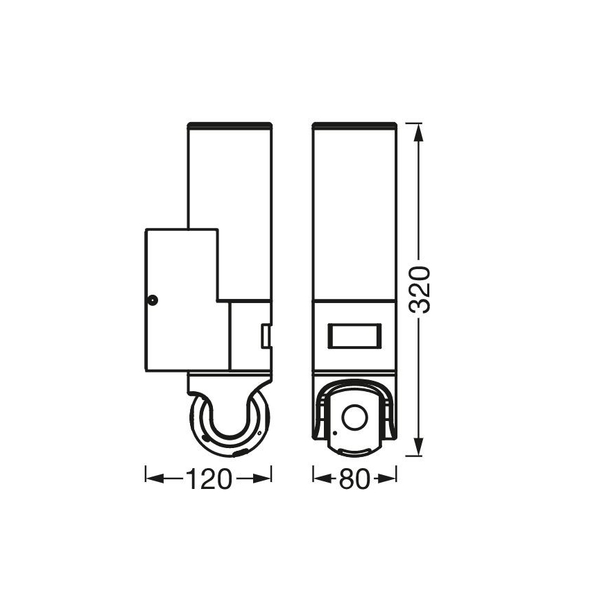 Ledvance - Aplique LED con sensor y a cámara SMART+ LED/16W/230V Wi-Fi IP44