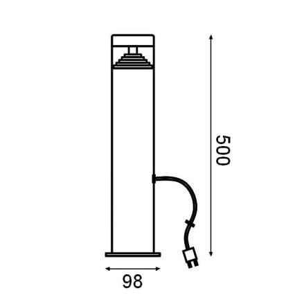 Ledvance - Lámpara LED de exterior ENDURA HYBRID ORION LED/2W/12V IP44