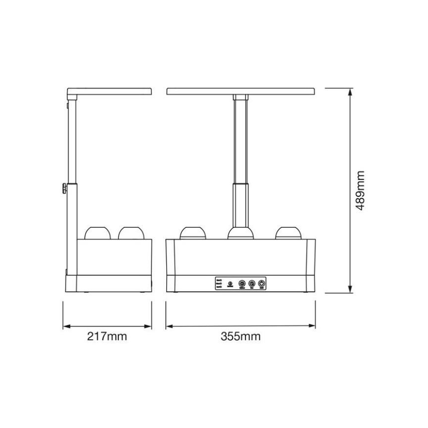 Ledvance - Lámpara LED regulable para plantas de interior GARDEN KIT LED/24W/230V