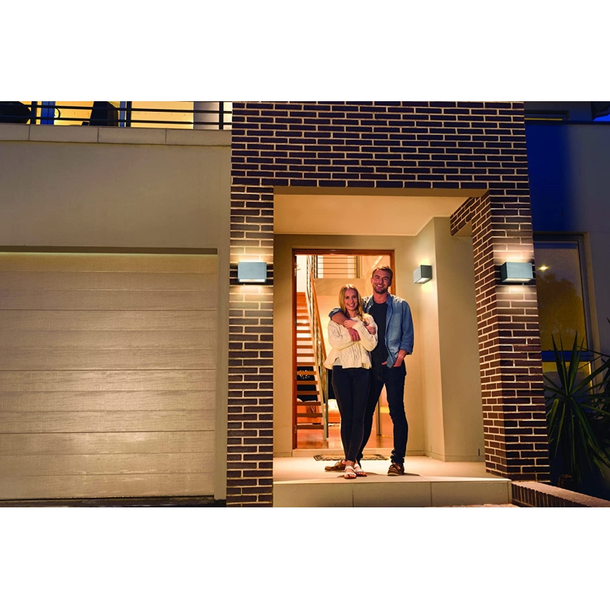 Ledvance - Aplique LED RGBW regulable para exteriores SMART+ BRICK LED/14W/230V Wi-Fi IP44
