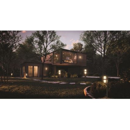 Ledvance - Lámpara LED RGBW regulable para exteriores SMART+ FLARE 2xLED/7W/230V Wi-Fi IP44