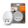 Ledvance - Lámpara nocturna LED en la toma con sensor LUNETTA 2xUSB LED/13W/230V