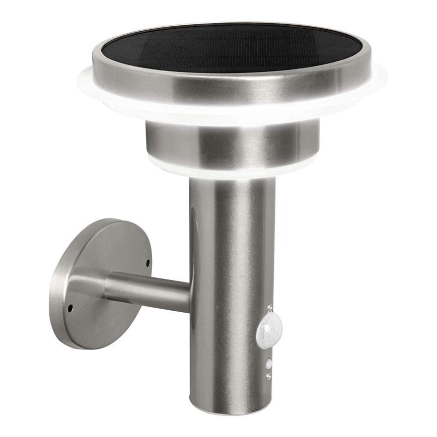 Ledvance - LED Lámpara solar regulable con sensor de movimiento y crepúsculo CIRCLE LED/6W/3,2V 2200 mAh IP44