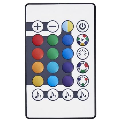 Ledvance - LED RGB Tira regulable FLEX AUDIO 5m LED/20W/230V + control remoto