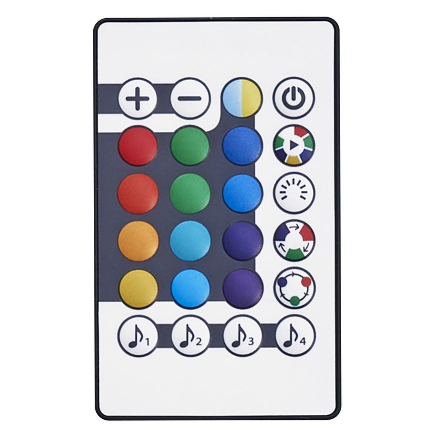 Ledvance - LED RGB Tira regulable FLEX AUDIO 5m LED/20W/230V + control remoto