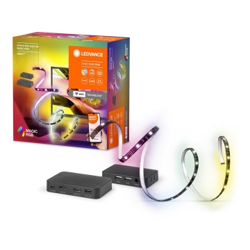 Ledvance - LED RGB Tira regulable para TV SYNCH BOX FLEX SMART+ MAGIC 4,5m LED/18W/230V Wi-Fi