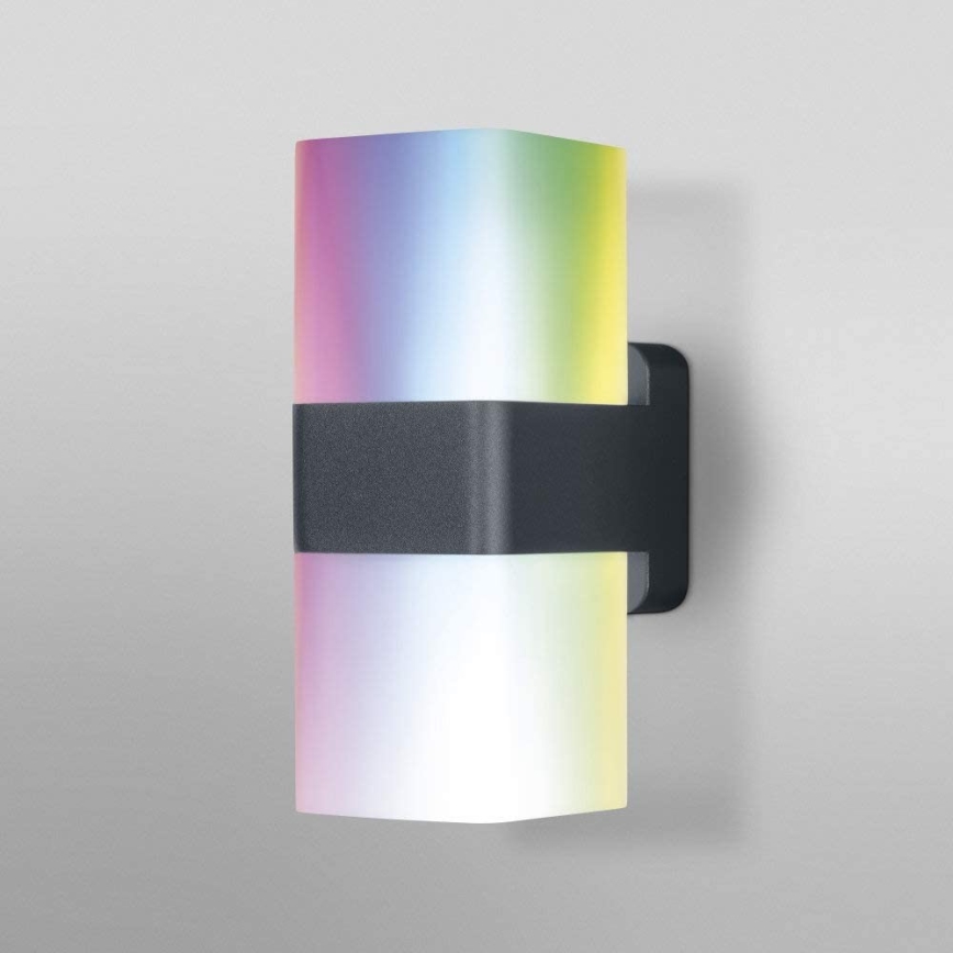 Ledvance - LED RGBW Aplique exterior SMART+ CUBE LED/13,5W/230V IP44 Wi-Fi