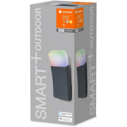 Ledvance - LED RGBW Aplique exterior SMART+ CURVE LED/9W/230V IP44