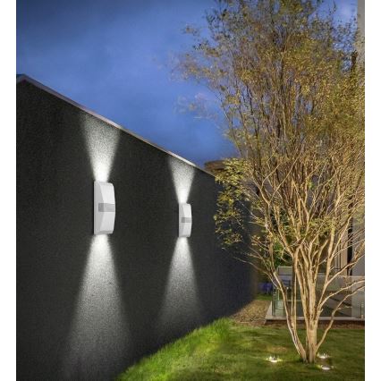 Ledvance - Luminaria de pared LED para exteriores con sensor UPDOWN LED/10W/230V IP55