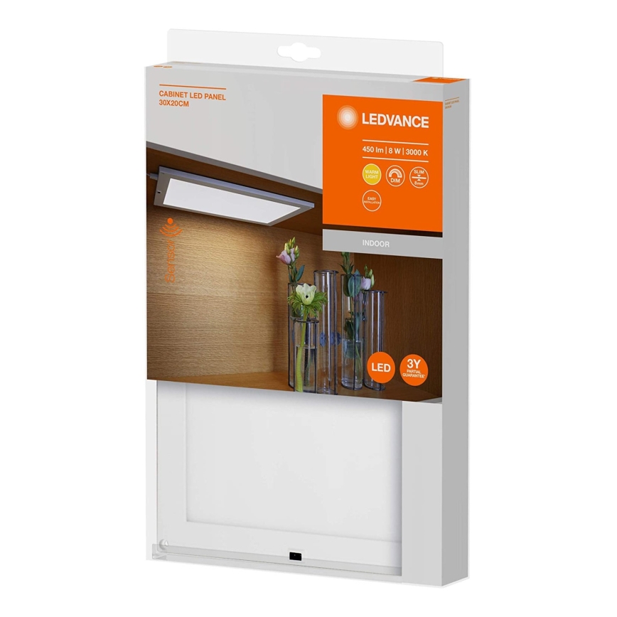 Ledvance - Luminaria LED regulable para instalación bajo mueble con sensor CABINET LED/8W/230V 3000K