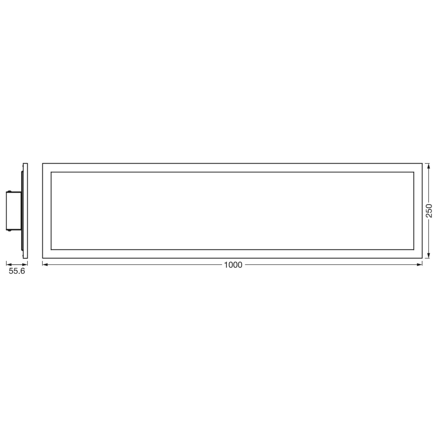 Ledvance - Panel LED RGBW regulable SMART+ PLANON LED/30W/230V 3000-6500K Wi-Fi 100x25 cm + mando a distancia