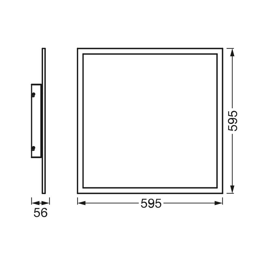 Ledvance - Panel LED RGBW regulable SMART+ PLANON LED/40W/230V 3000-6500K 60x60 cm Wi-Fi + control remoto