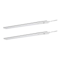 Ledvance - SET 2x Luz LED regulable bajo el mueble de cocina con sensor CABINET LED/11W/230V 3000K