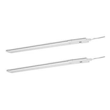 Ledvance - SET 2x Luz LED regulable bajo el mueble de cocina con sensor CABINET LED/11W/230V 3000K