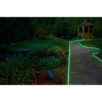 Ledvance - Tira LED solar RGB regulable FLEX MAGIC 3m LED/1,2W/5V IP44 + mando a distancia