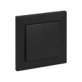 Legrand - Botón simple n.º 1/0 con marco SUNO negro