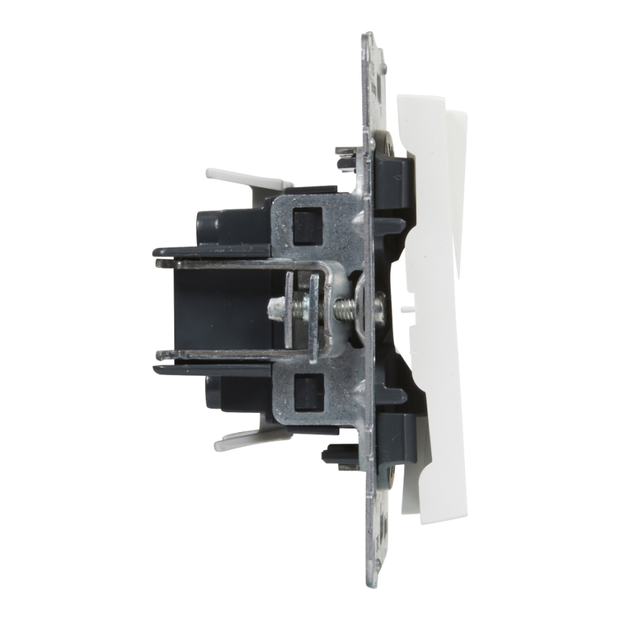 Legrand - Conmutador doble para escalera n.º 6+6 sin marco SUNO blanco