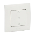 Legrand - Control para persianas con marco NILOE blanco