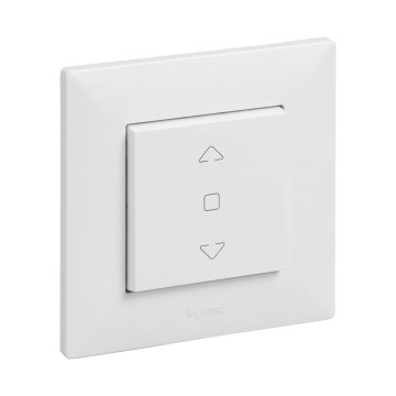 Legrand - Controlador de persianas con marco NILOE STEP blanco