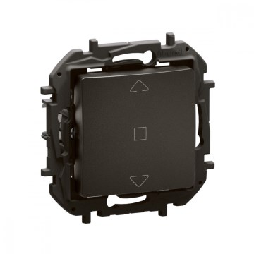Legrand - Controlador de persianas NILOE sin marco, negro