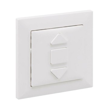 Legrand - Controlador para persianas con marco SUNO blanco