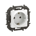Legrand - Enchufe doméstico SCHUKO sin marco NILOE 250V blanco