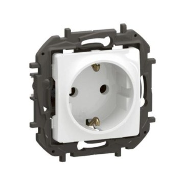 Legrand - Enchufe doméstico SCHUKO sin marco NILOE 250V blanco